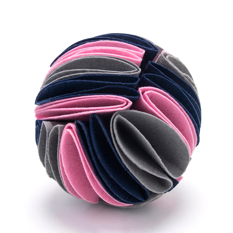 Collapsible IQ Boosting Snuffle Ball for Dogs &amp; Cats