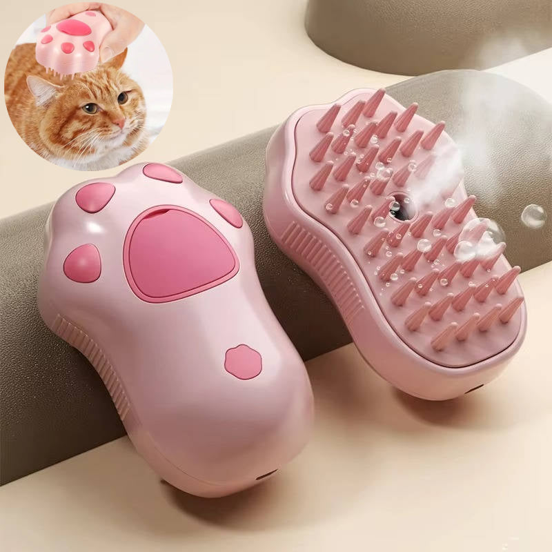Steam Grooming Brush for Dogs and Cats