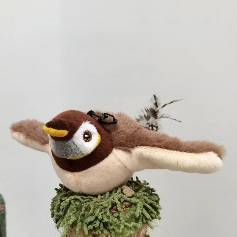 Interactive Flapping Bird Cat Toy with Catnip