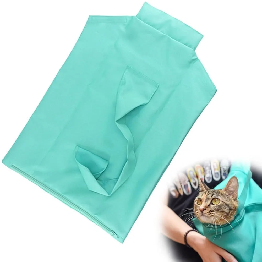 Foldable Anti-Scratch Travel Carrier Pouch for Cats