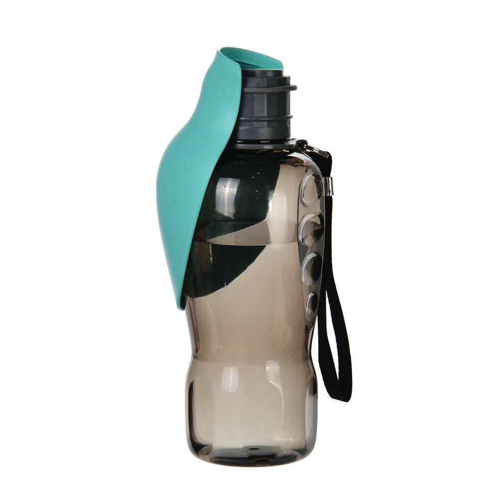 Portable Leakproof Dog Water Bottle with Foldable Bowl