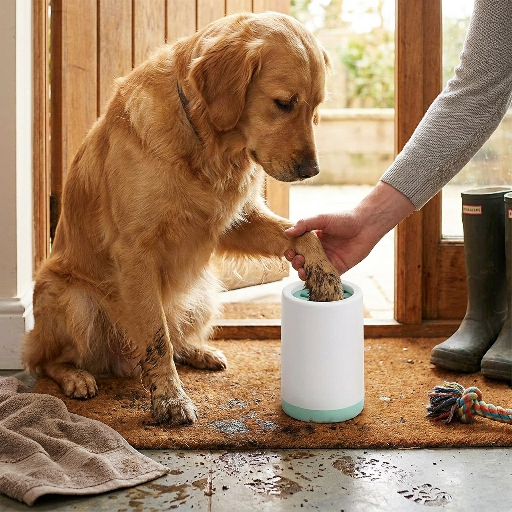 Soft Silicone Pet Paw Washer Cup for Dogs & Cats