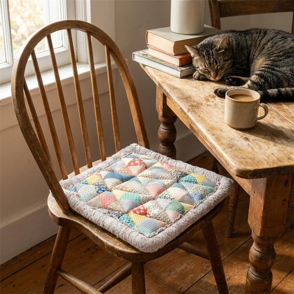 Bohemian Plush Non-Slip Sofa Cover with Floral Pattern