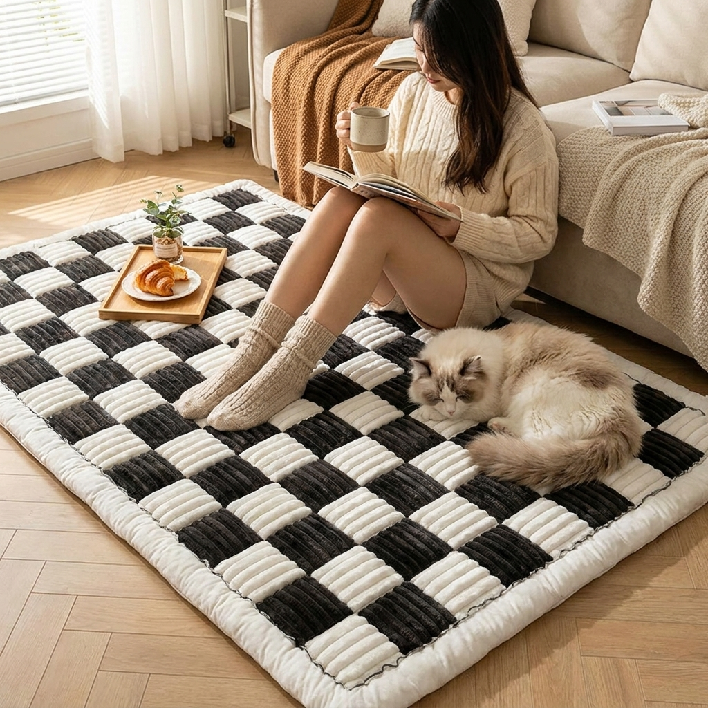 Thick Plush Anti-Slip Sofa Cover for Pet Owners