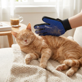 Silicone Deshedding Grooming Gloves for Cats & Dogs