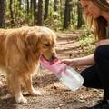 Portable Dog Water Bottle with Food Storage for Travel