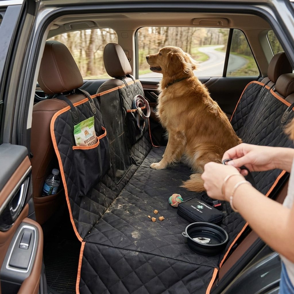 Waterproof Scratch-Resistant Dog Car Seat Protector