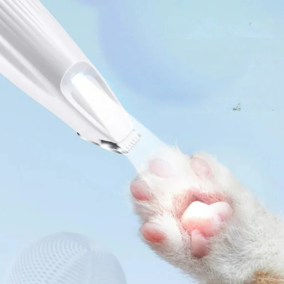 Compact Cordless Pet Paw and Face Fur Trimmer