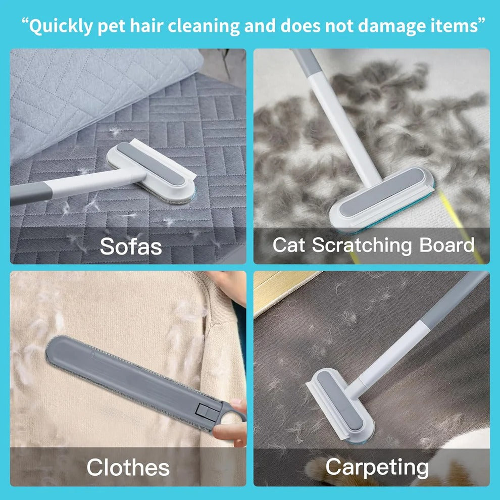 Handheld Pet Hair Remover Brush for Furniture and Fabric