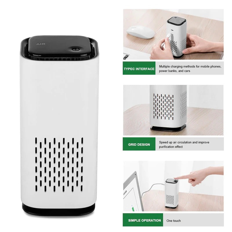 Portable USB Pet Air Purifier for Odor Control