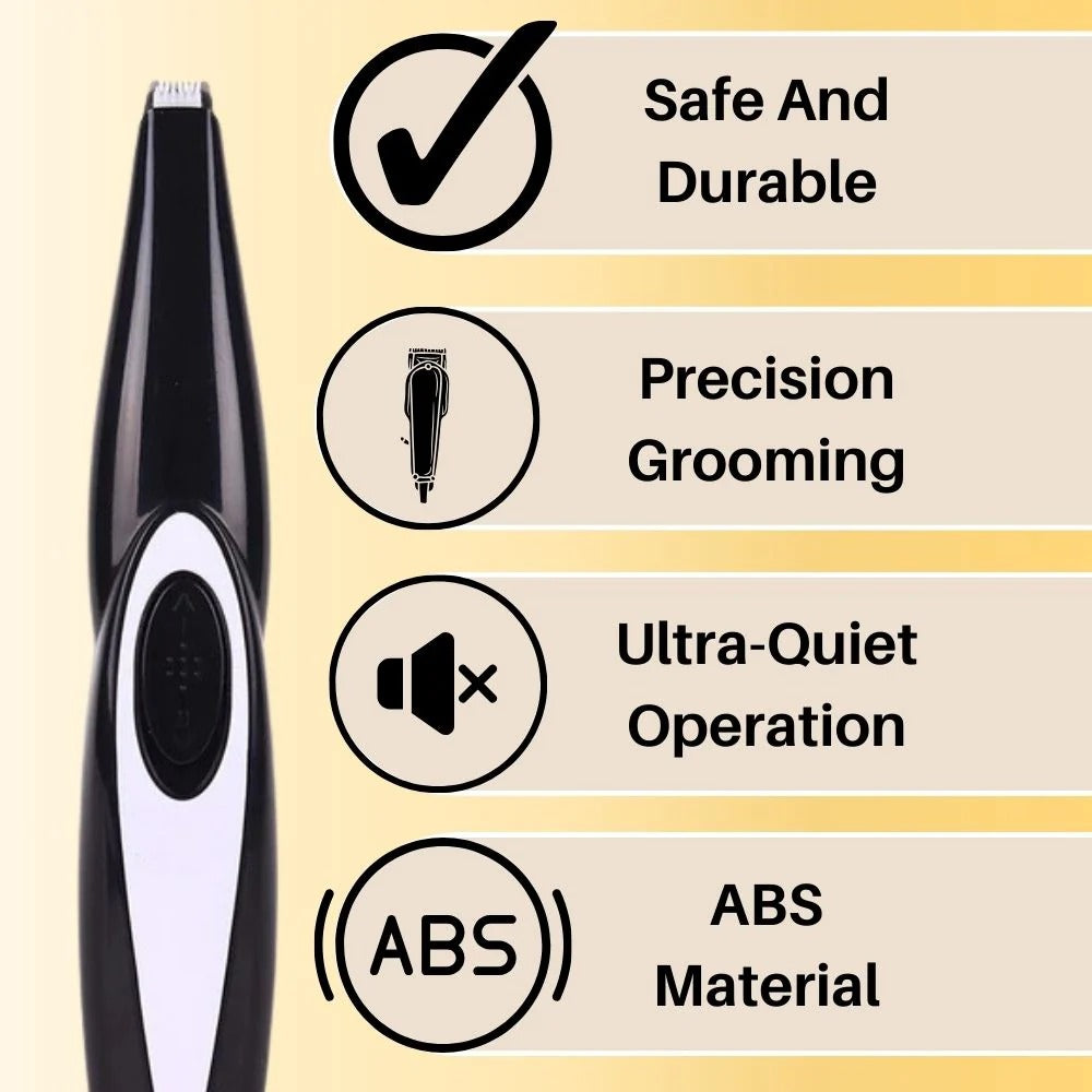 Precision Pet Grooming Trimmer - Quiet, Cordless Clipper
