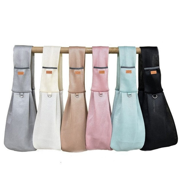 Breathable Crossbody Sling Bag for Small Dogs