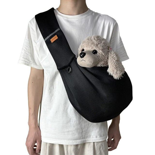Breathable Crossbody Sling Bag for Small Dogs