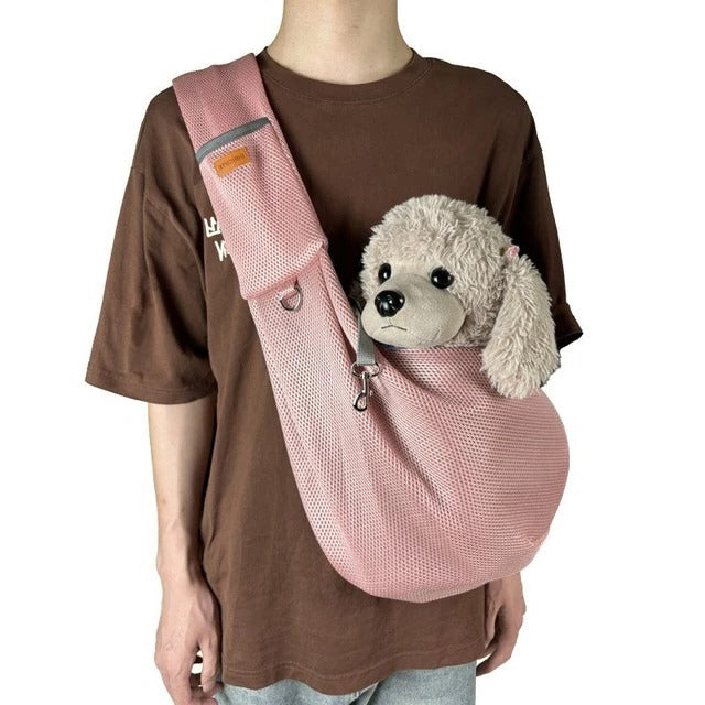 Breathable Crossbody Sling Bag for Small Dogs