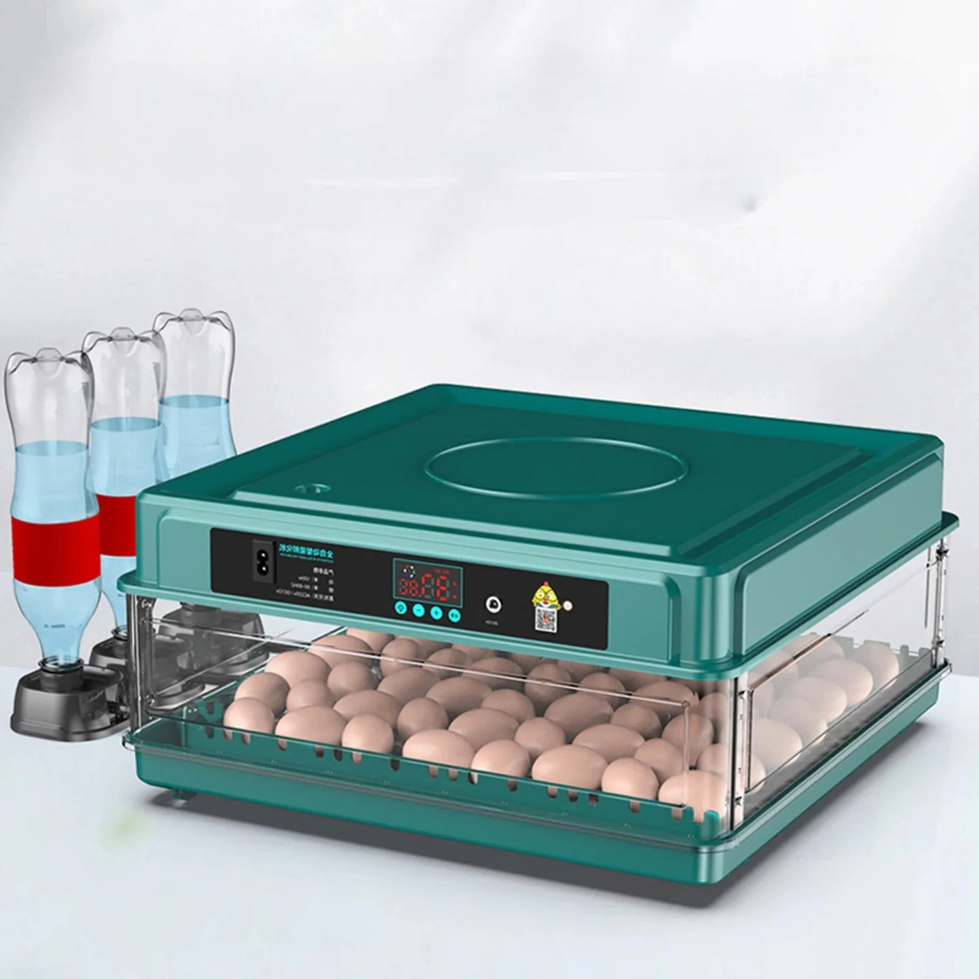Digital Egg Incubator with Adjustable Tray and Auto Turner