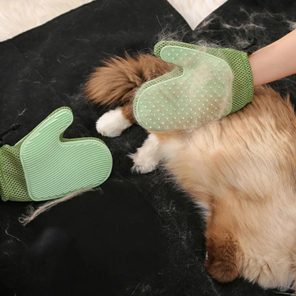 2-in-1 Cat Grooming &amp; Massage Glove