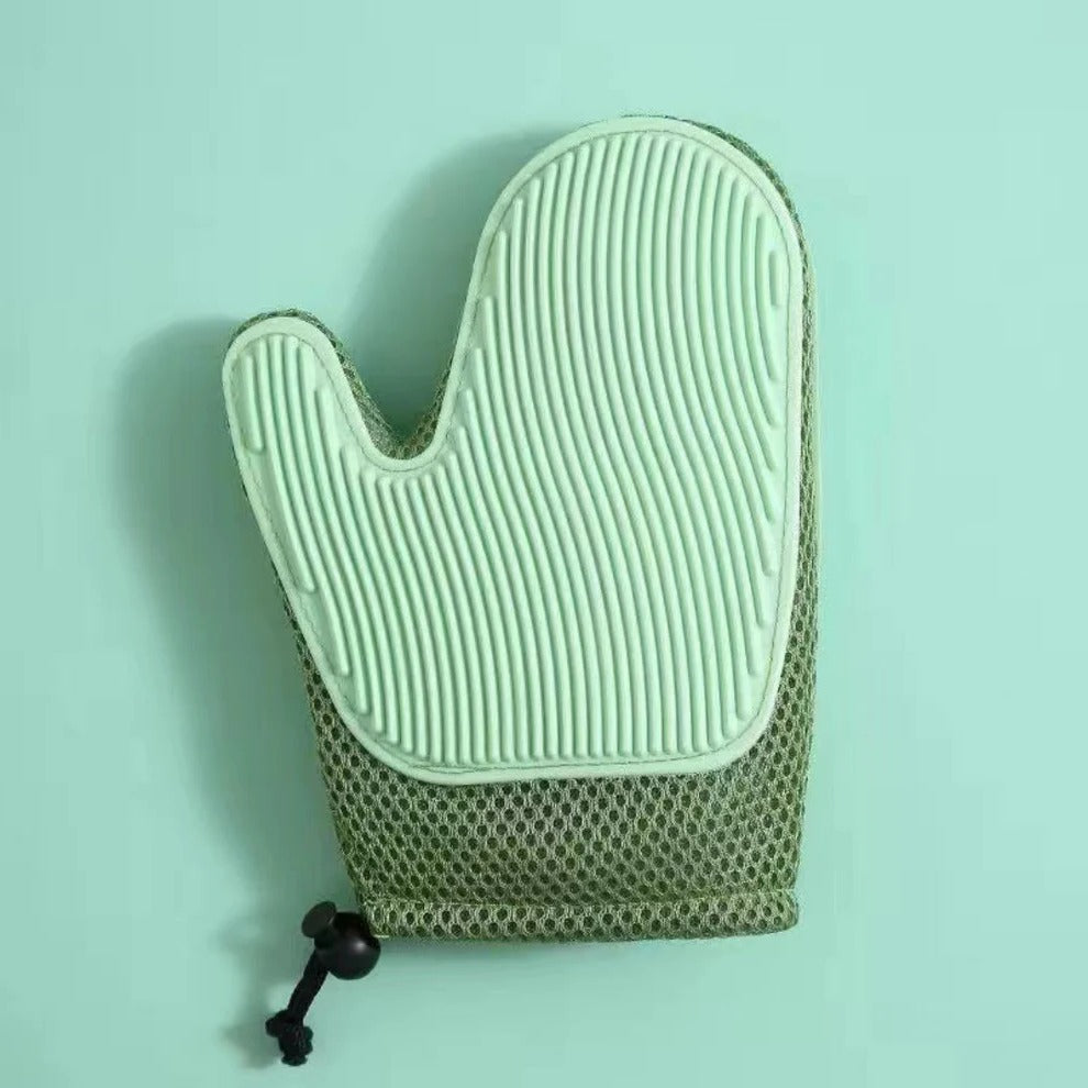 2-in-1 Cat Grooming &amp; Massage Glove