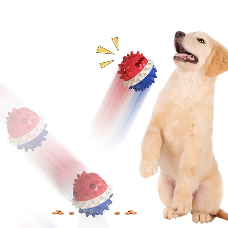 Interactive Self-Rolling Chew Toy for Pets
