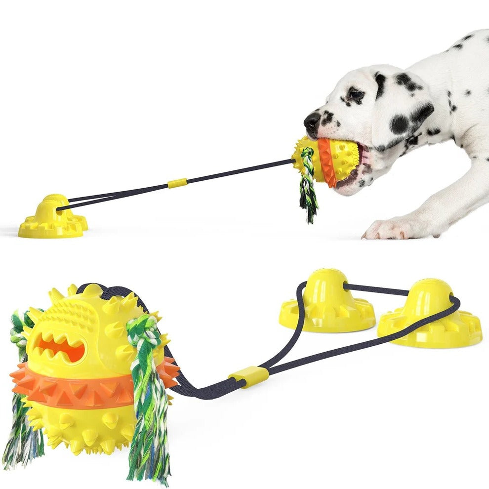 Interactive Self-Rolling Chew Toy for Pets