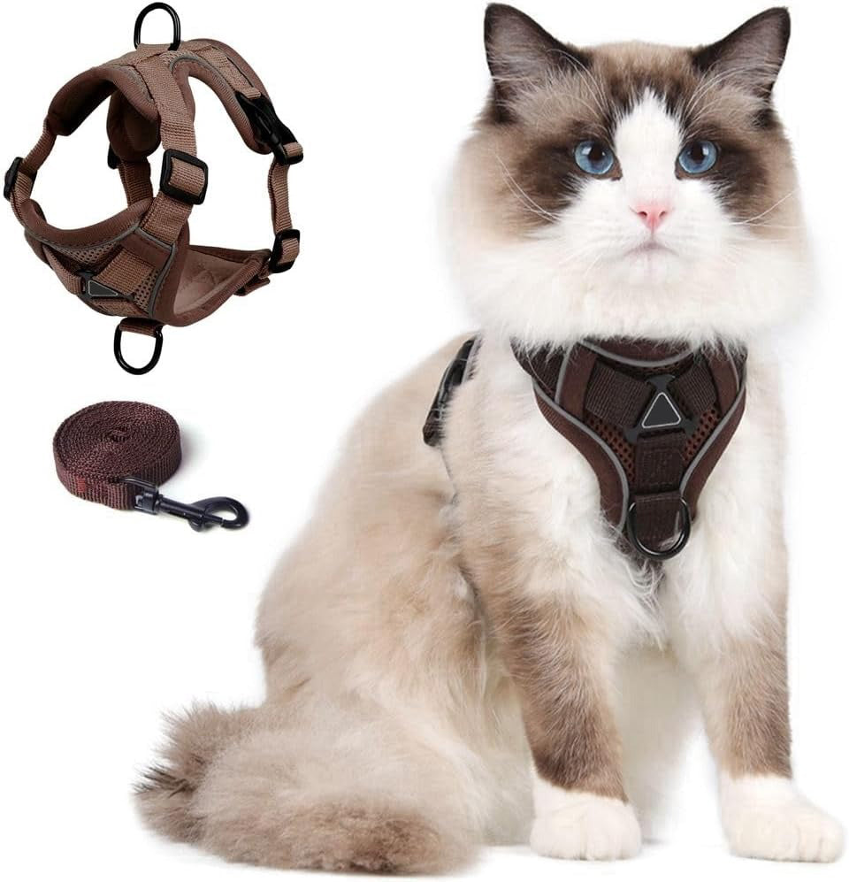 360° Reflective Cat Harness and Leash Set