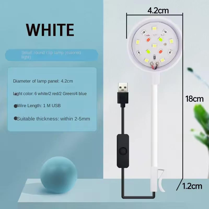 USB Clip-On Full Spectrum LED Aquarium Light