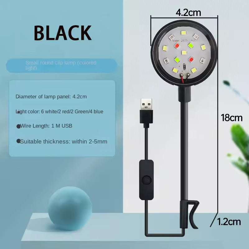 USB Clip-On Full Spectrum LED Aquarium Light