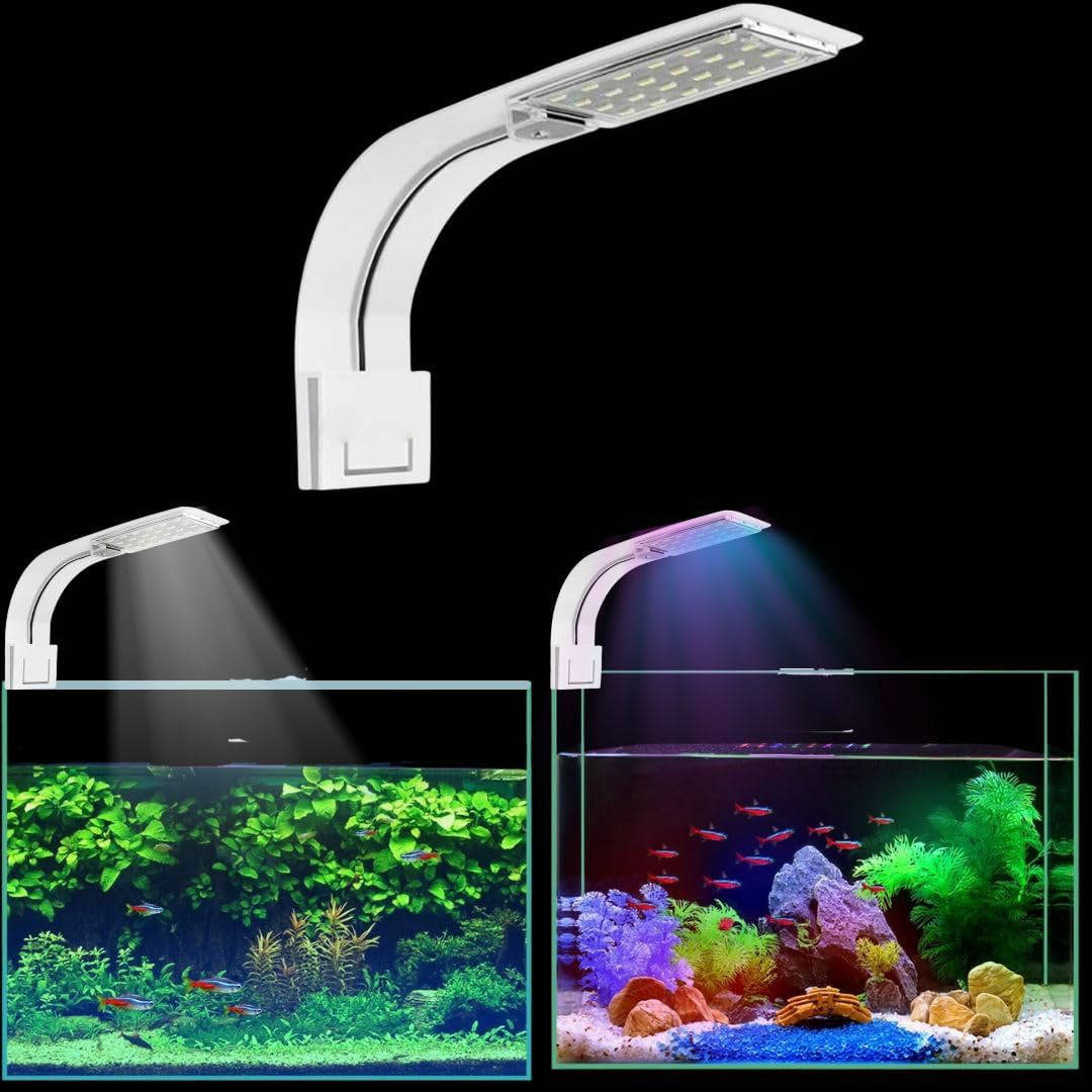 Super Slim LED Fish Tank Light for Aquariums and Aquatic Plants