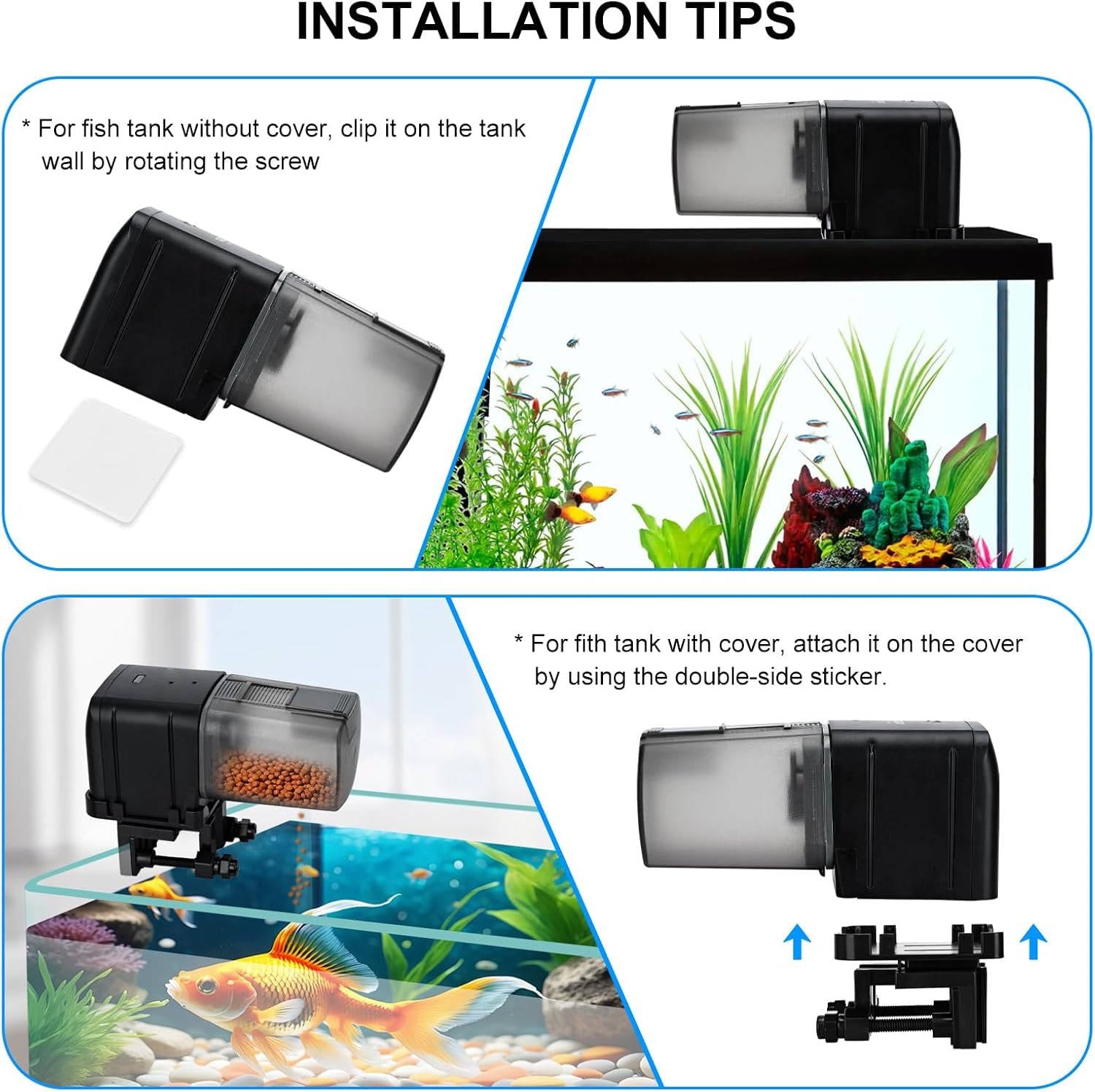 WiFi Voice-Controlled Automatic Fish Feeder
