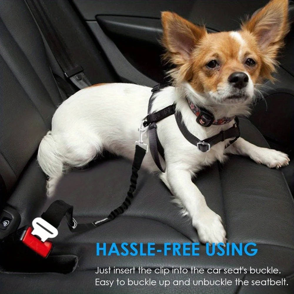 Adjustable Dog Car Seat Safety Belt
