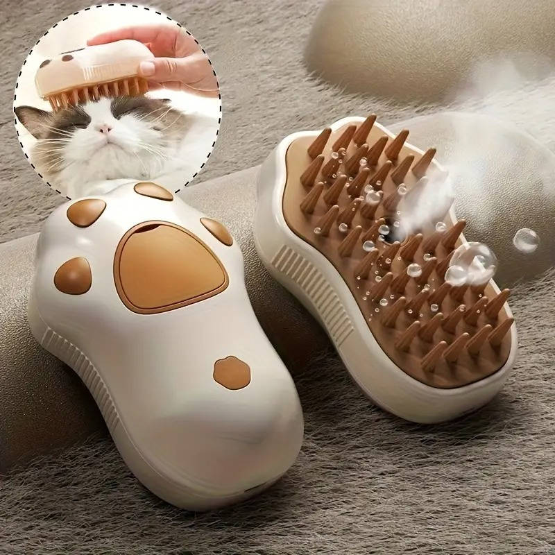 Steam Grooming Brush for Dogs and Cats
