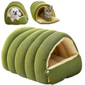 Removable and Washable Winter Enclosed Cat Bed