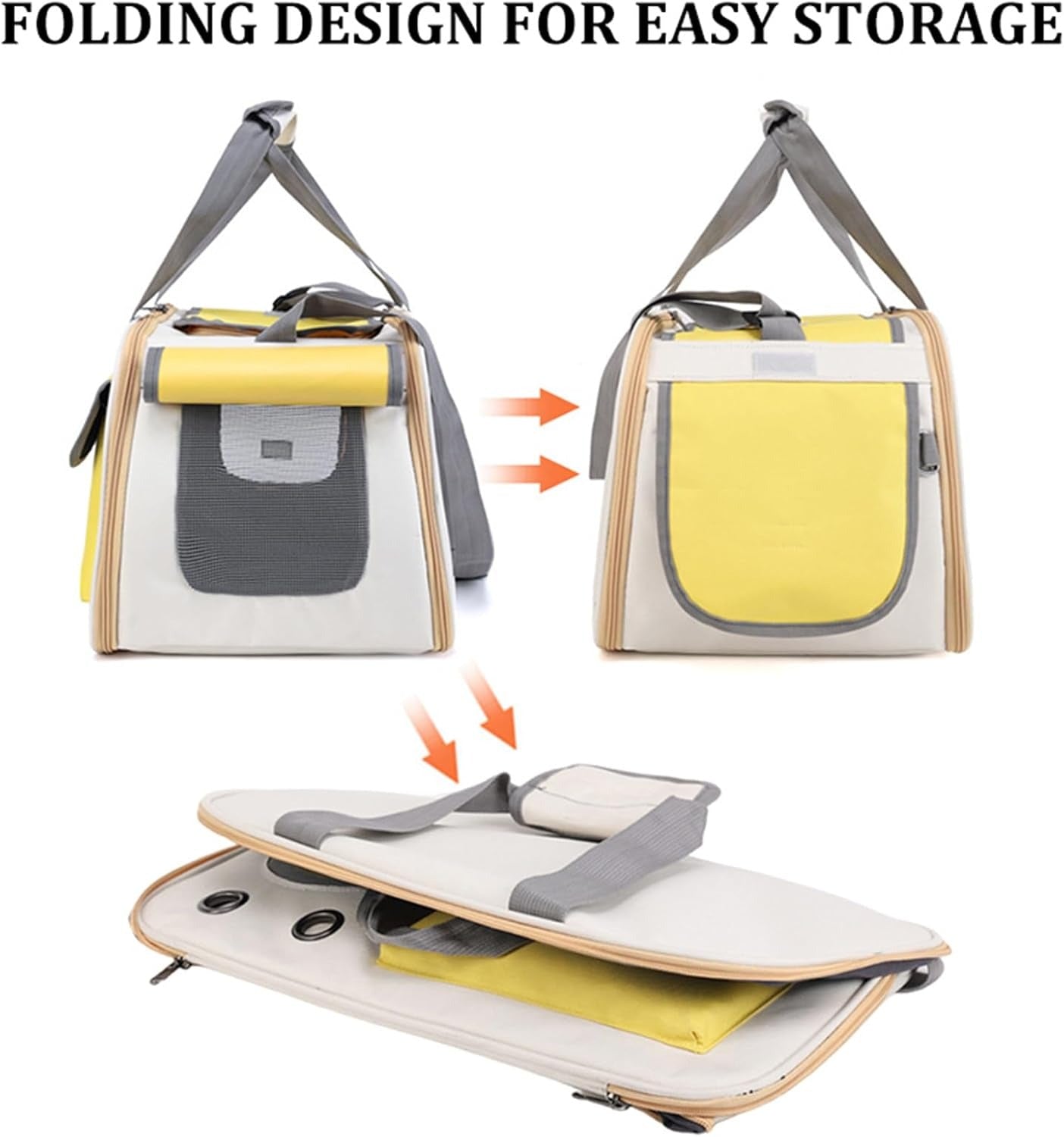 Travel Pet Carrier for Cats and Small Dogs