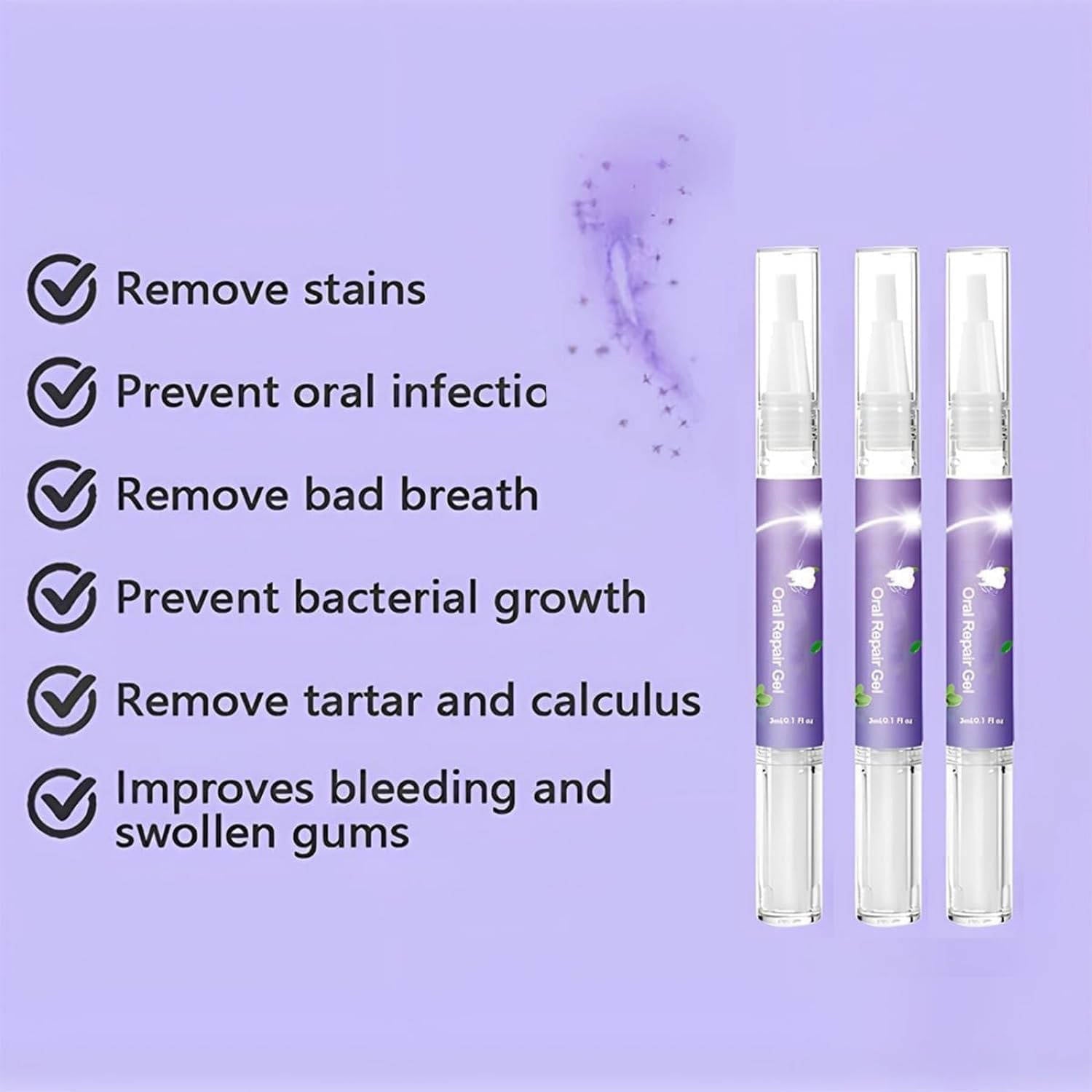3-Pack Dog Oral Repair Gel