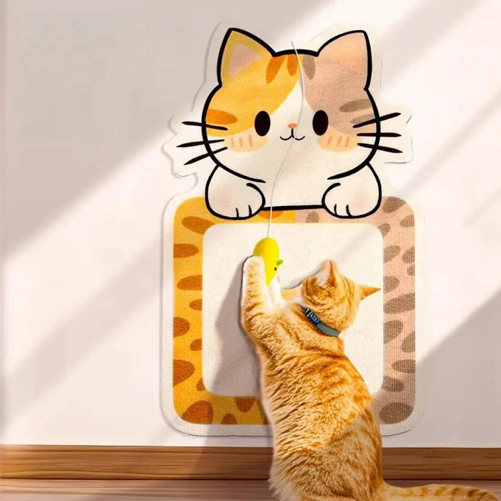 Self-Adhesive Wall Mounted Cat Scratching Post