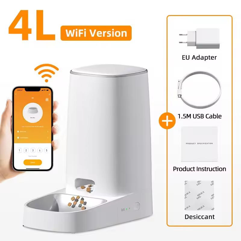 WiFi Smart Automatic Cat Feeder With App Control