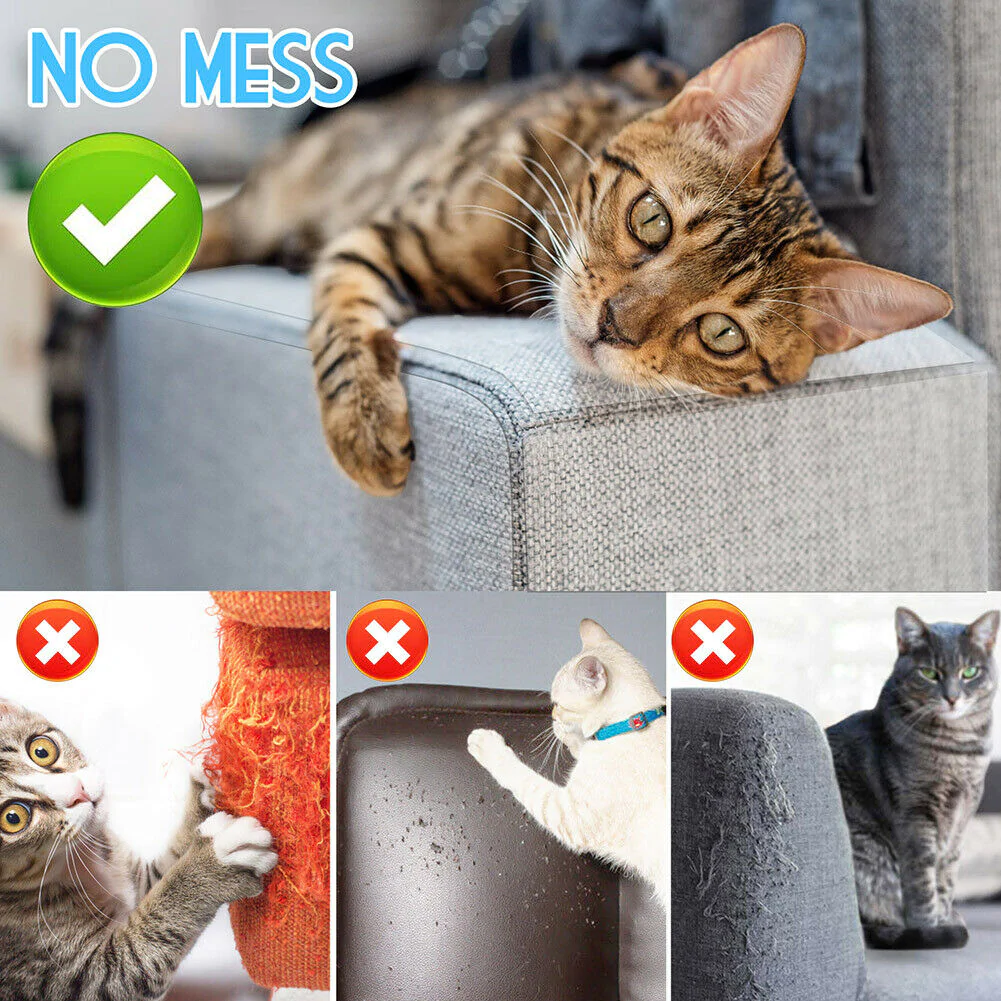 8-Piece Anti-Scratch Furniture Protector Pads for Cats
