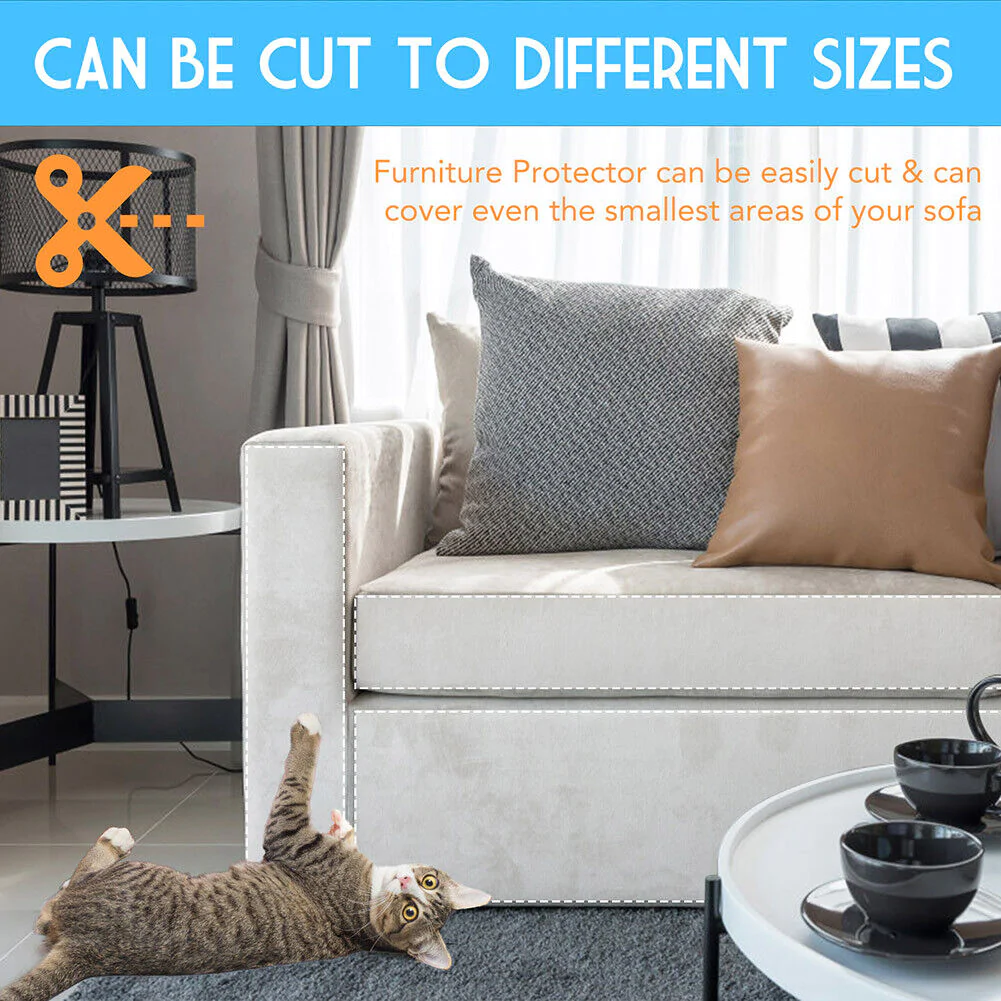 8-Piece Anti-Scratch Furniture Protector Pads for Cats