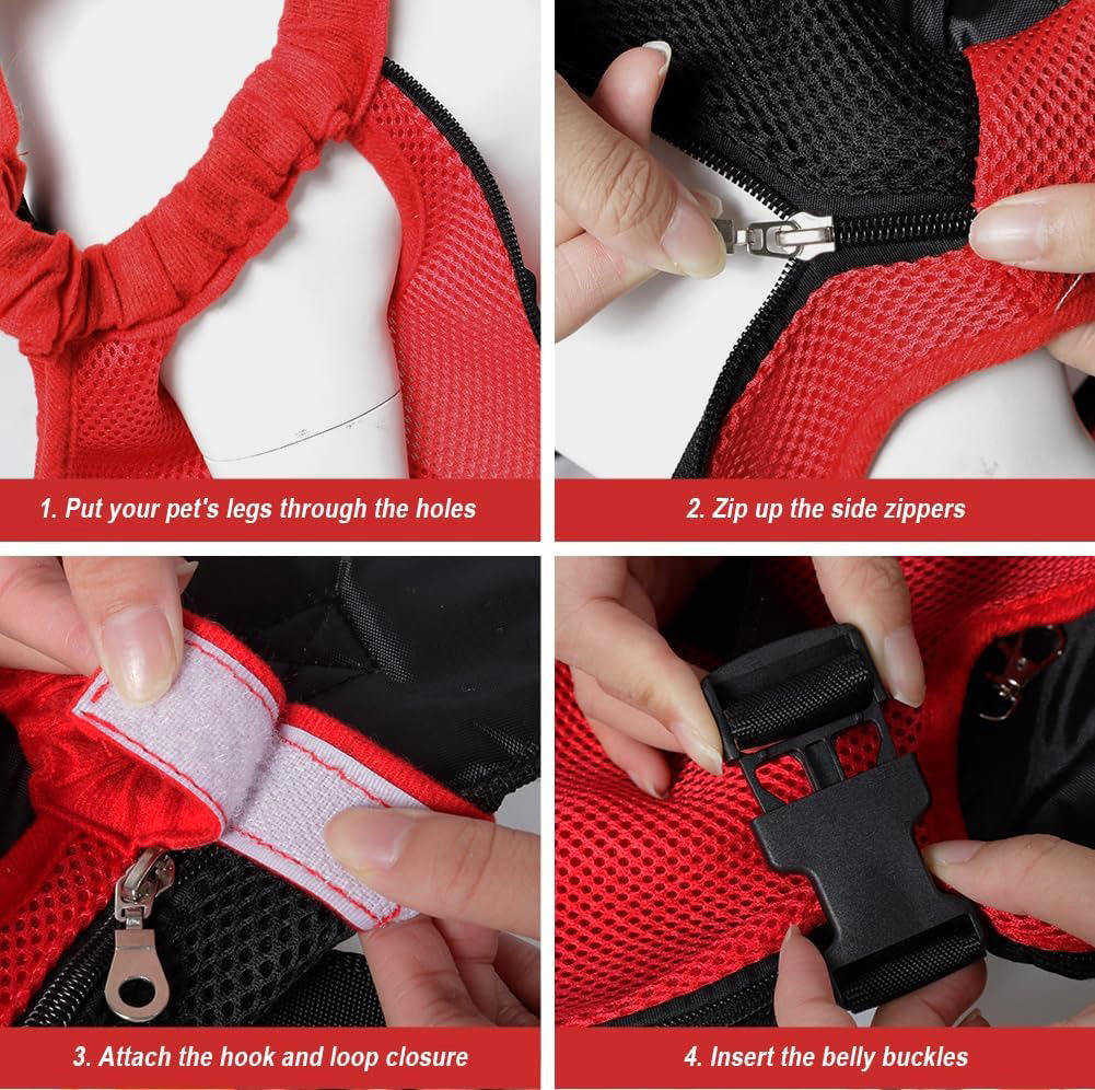 Adjustable Ventilated Cat Carrier Pouch