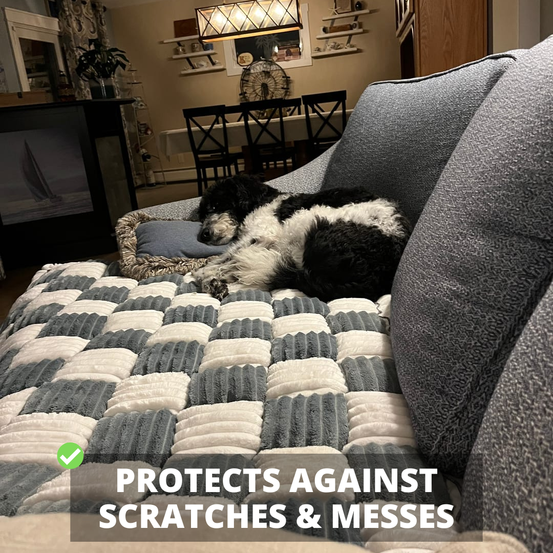 Orthopedic Furniture Protector and Cushioned Dog Bed Couch Cover