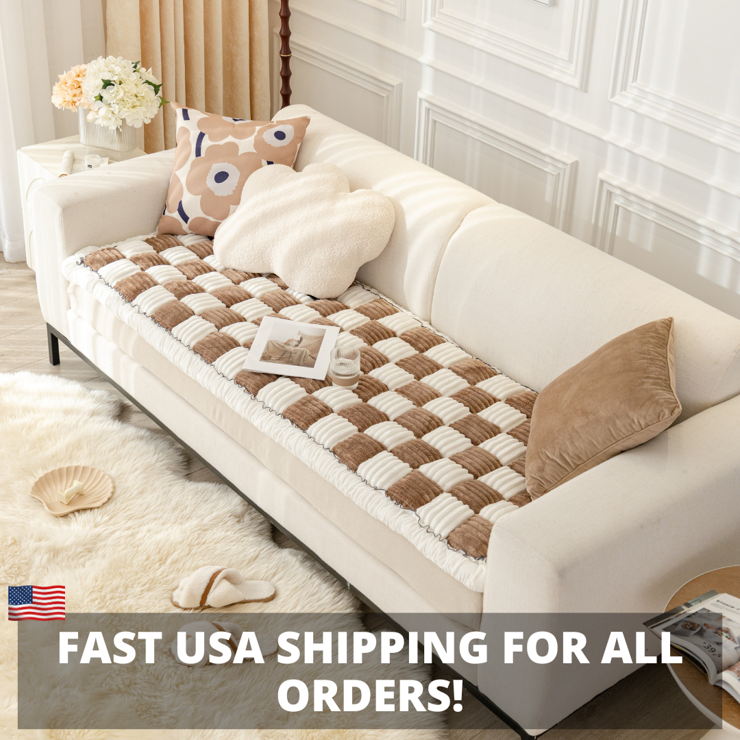 Orthopedic Furniture Protector and Cushioned Dog Bed Couch Cover