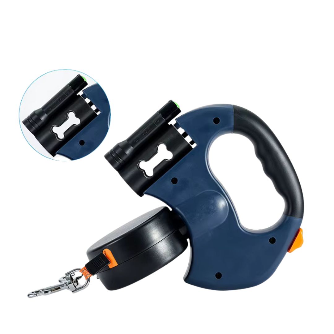 Anti-Tangle Double Dog Leash With Swivel Joint
