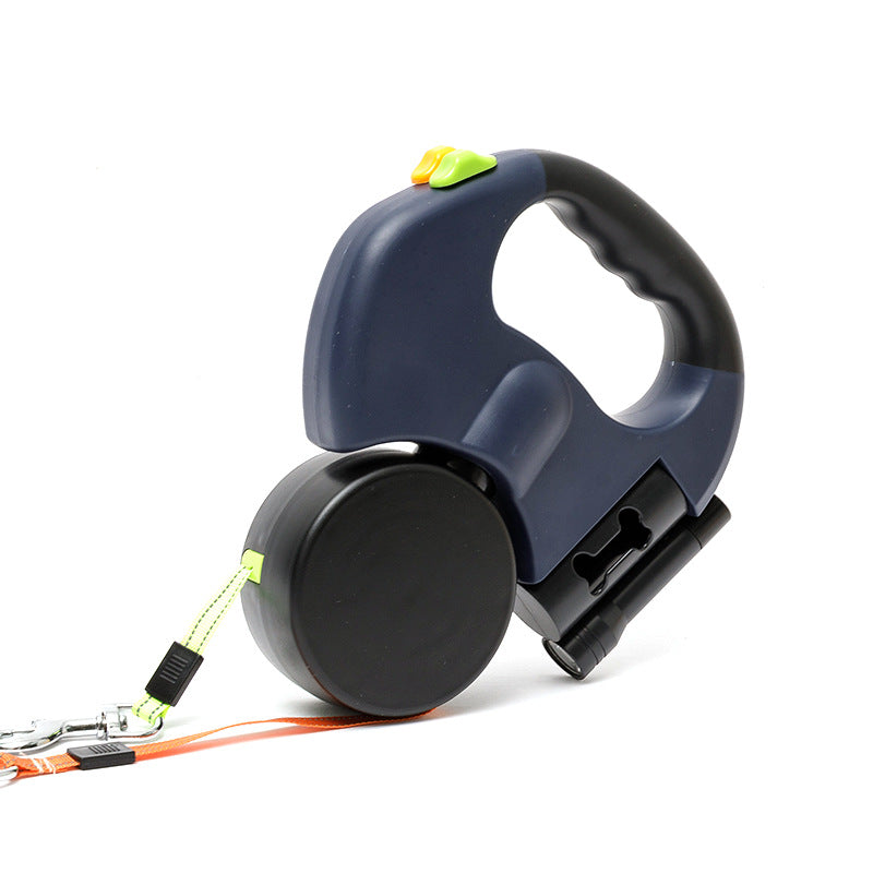 Anti-Tangle Double Dog Leash With Swivel Joint