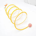 Collapsible S-Shaped Interactive Cat Tunnel