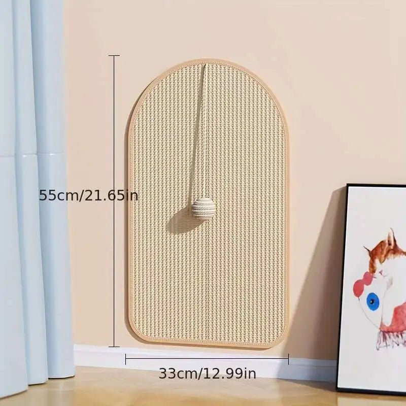 Sisal 3-in-1 Wall Mounted Cat Scratch Pad